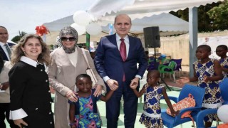 TBMM Başkanı Kurtulmuş, Grand Bassam Kız Yetimhanesini ziyaret etti