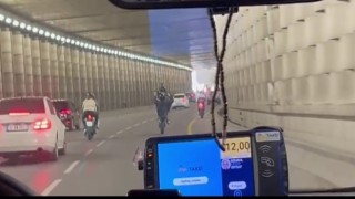 Tek tekerle ölüm oyunu kazayla bitti