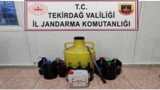 Tekirdağda 120 litre kaçak alkol ele geçirildi