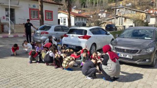 Tokatta minik öğrencilere deprem eğitimi