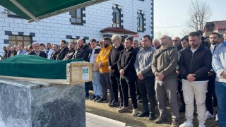 Trabzonda göçük altında kalarak hayatını kaybeden işçilerden Mehmet Sultan Allahverdi Rizede defnedildi