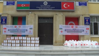 Türkiye Diyanet Vakfından Azerbaycanda ihtiyaç sahiplerine bin koli gıda yardımı