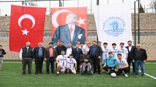 Tuzla Belediyesi, Tepeören Mahallesine halı saha kazandırdı