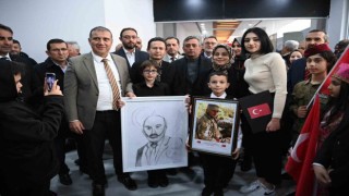Tuzlada Şehit Ahmet Köroğlu adına yeni kütüphane açıldı
