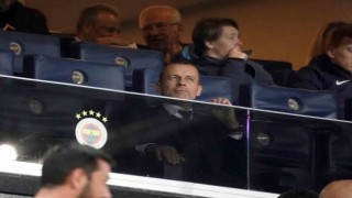 UEFA Başkanı Ceferin, Fenerbahçe - Union SG maçını tribünden takip etti