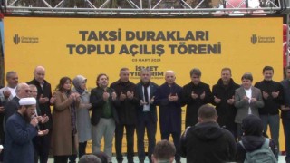 Ümraniyede 9 taksi durağı Başkan Yıldırımın katılımıyla hizmete açıldı