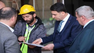 Vali Aygöl, tarihi Mehmet Paşa Kervansarayında incelemelerde bulundu