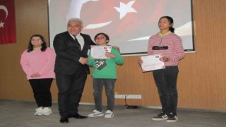 Yarışmalarda dereceye giren öğrenciler ödüllendirildi