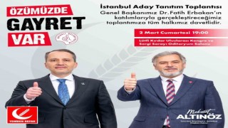 Yeniden Refah Partisi İstanbul Büyükşehir Adayı Mehmet Altınöz, projelerini açıklayacak