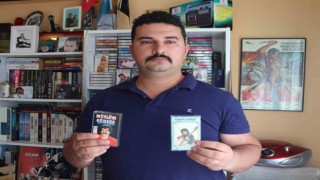 20 yıldır biriktirdiği 10 bini aşkın kasetle nostalji keyfi yaşıyor