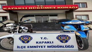 3 motosikleti çalan hırsızlar yakalandı