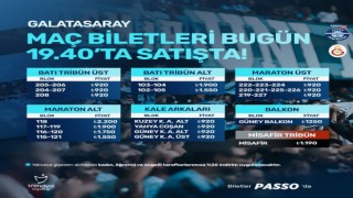 Adana Demirspor - Galatasaray maçı biletleri satışta