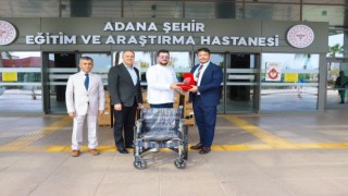 Adana Şehir Hastanesine 100 tekerlekli sandalye bağışlandı