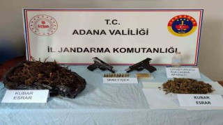 Adanada 2 kilo 600 gram esrar ele geçirildi