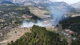 Adanadaki orman yangını hızlı müdahaleyle söndürüldü