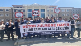 Adıyamanda hazır beton fiyatlarına tepki