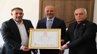 Afşin Belediyesinde devir teslim, yeni başkan göreve başladı