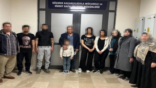 Afyonkarahisarda 9 düzensiz göçmen yakalandı