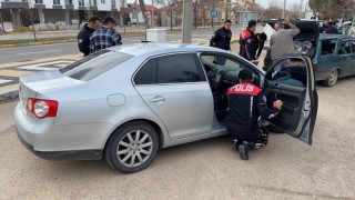 Aksarayda polisler bayram denetiminde