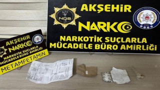 Akşehirde uyuşturucu operasyonu