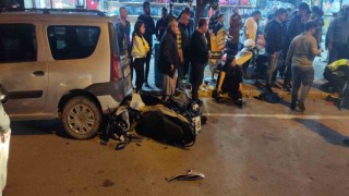 Alanyada motosiklet iki yayaya çarptı: 1 ölü
