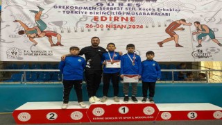 Amasyalı güreşçi Kaan Berat Yüksel, Türkiye şampiyonu oldu