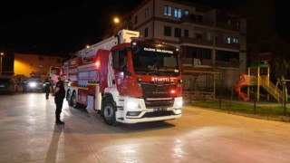 Ankarada ki yangına Düzceli itfaiyeciler yardıma koştu