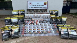 Antalyada jandarmadan kaçak sigara operasyonu