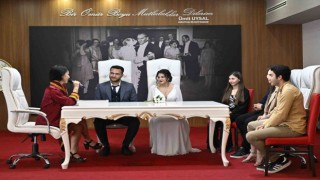 Antalyada nikah salonlarında 04.04.2024 yoğunluğu