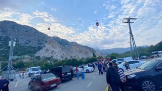Antalyada teleferik kabini düştü: 1 ölü, 2si çocuk 7 yaralı