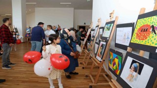 Ataşehirli çocukları sergi heyecanı