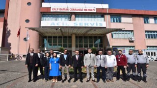 Aydın İl Sağlık Müdürü Şenkul sağlık personelinin bayramını kutladı