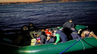 Aydında 34 düzensiz göçmen kurtarıldı
