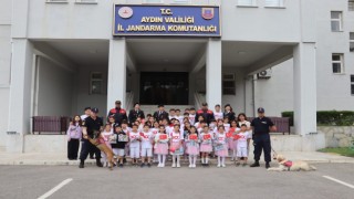 Aydında jandarma ekiplerinden çocuklara özel etkinlik