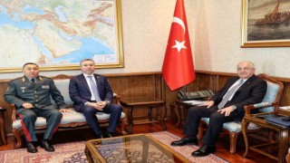 Bakan Güler, Kazakistanın Ankara Büyükelçisi Yerkebulan Sapiyevi kabul etti