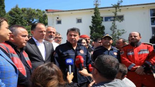 Başkan Aras Koordinesinde ekipler teleferik kazasında görev aldı