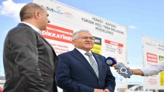 Başkan Büyükkılıç, yüksek hızlı tren hattı projesi şantiyesinde incelemelerde bulundu