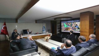 Başkan Büyükkılıça Kartal Katlı Kavşağı brifingi