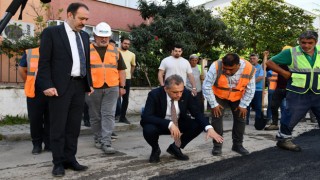 Başkan Çenet, Üst Yapı Çalışmalarını İnceledi