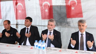 Başkandan Şehit Ailesine Taziye Ziyareti