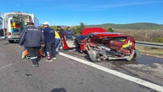 Bayram tatili yolunda kaza: 3 yaralı