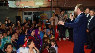 Belediye Başkanı Aydar, Teşekkür Mitingi Yaptı