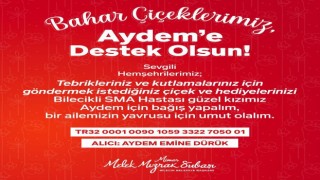 Bilecik Belediye Başkanı seçilen Melek Mızrak Subaşıdan özel bir istek