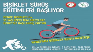 Bisiklet sürüş eğitimleri başlıyor