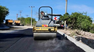 Bodrum Belediyesi yol yapım çalışmalarına devam ediyor