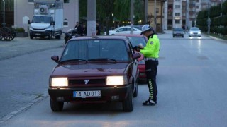 Boluda trafik denetimleri sıkılaştırıldı