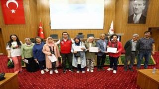 Budama eğitimlerinin sertifikaları törenle verildi