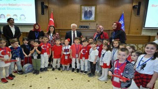 Bursa Büyükşehir Meclisinde söz hakkı çocukların