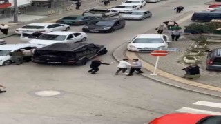 Bursada yol verme tartışması kamerada