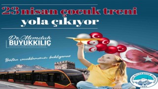 Büyükşehirin 23 Nisana özel çocuk treni yola çıkıyor